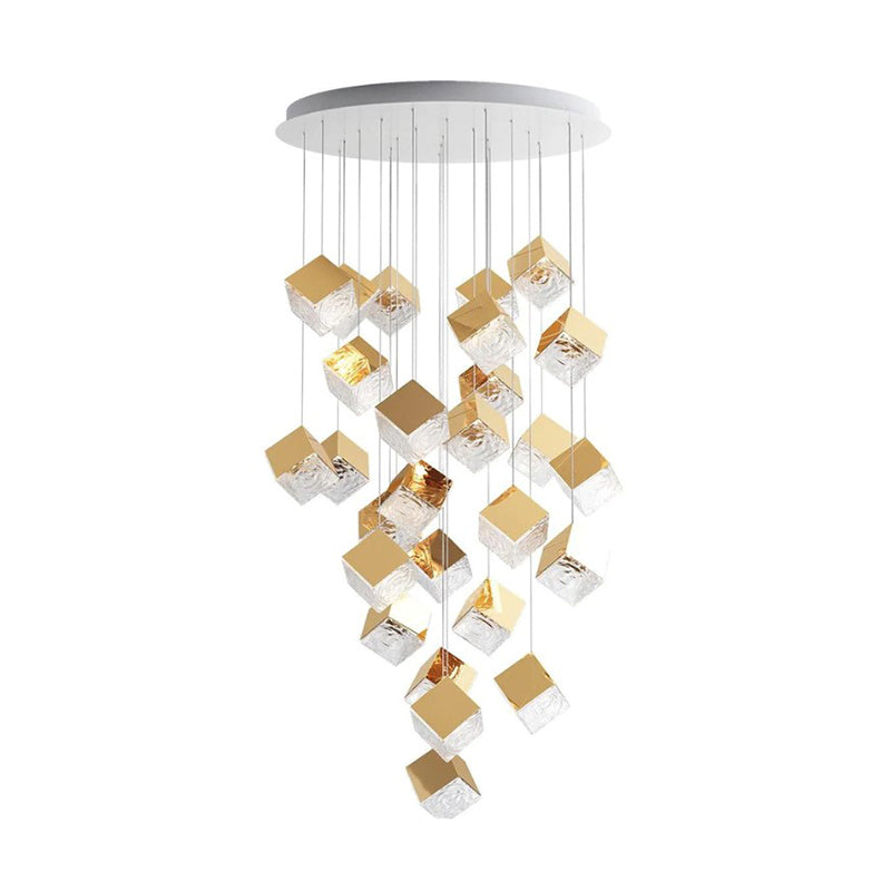 Ice Crystal Cube Pendant