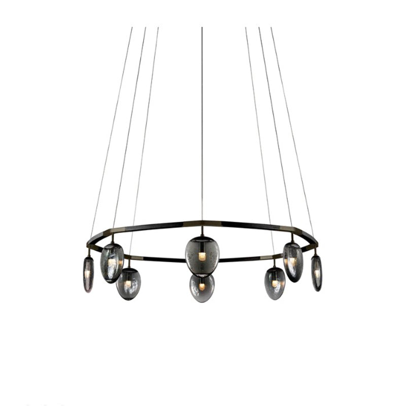 Leaf Oval Ring Chandelier