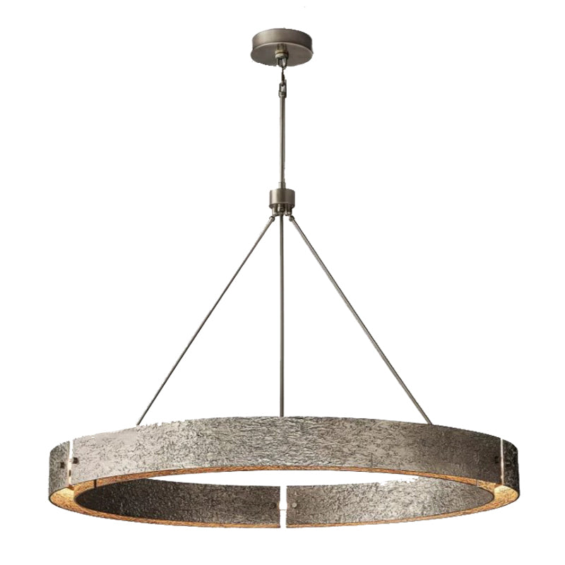 Textured Ring Chandelier
