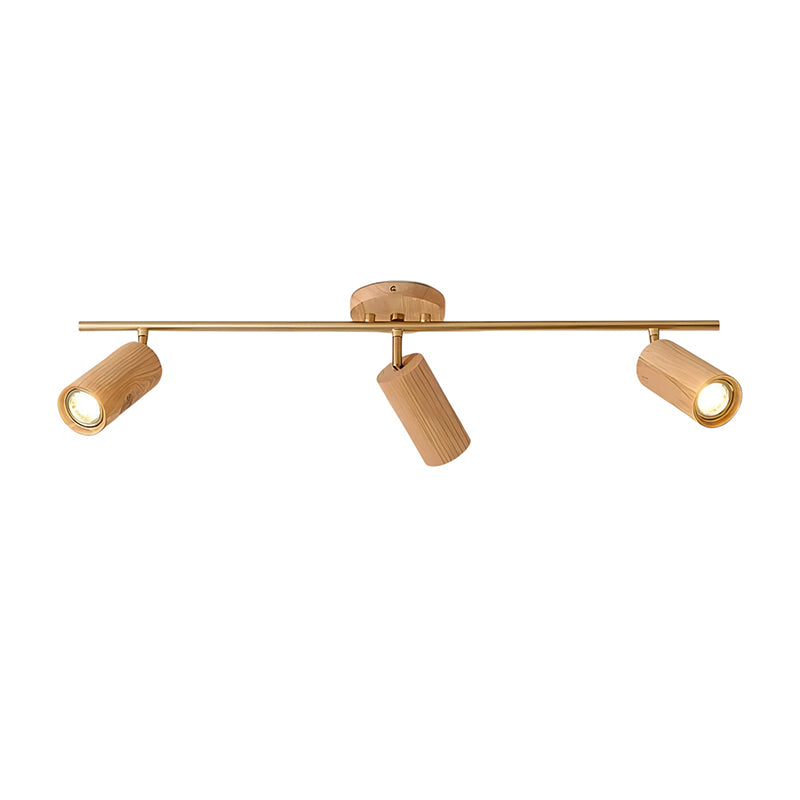 Wood Spotlight Track Light