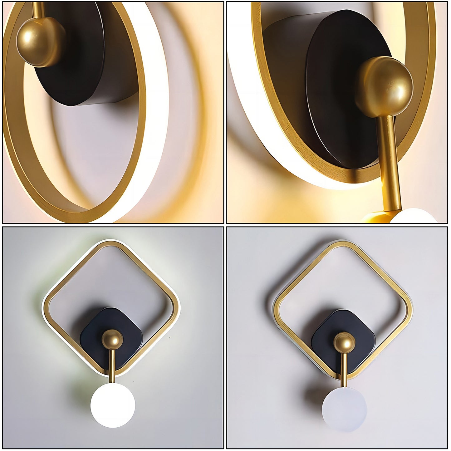 Acrylic Geometric Wall Lamp