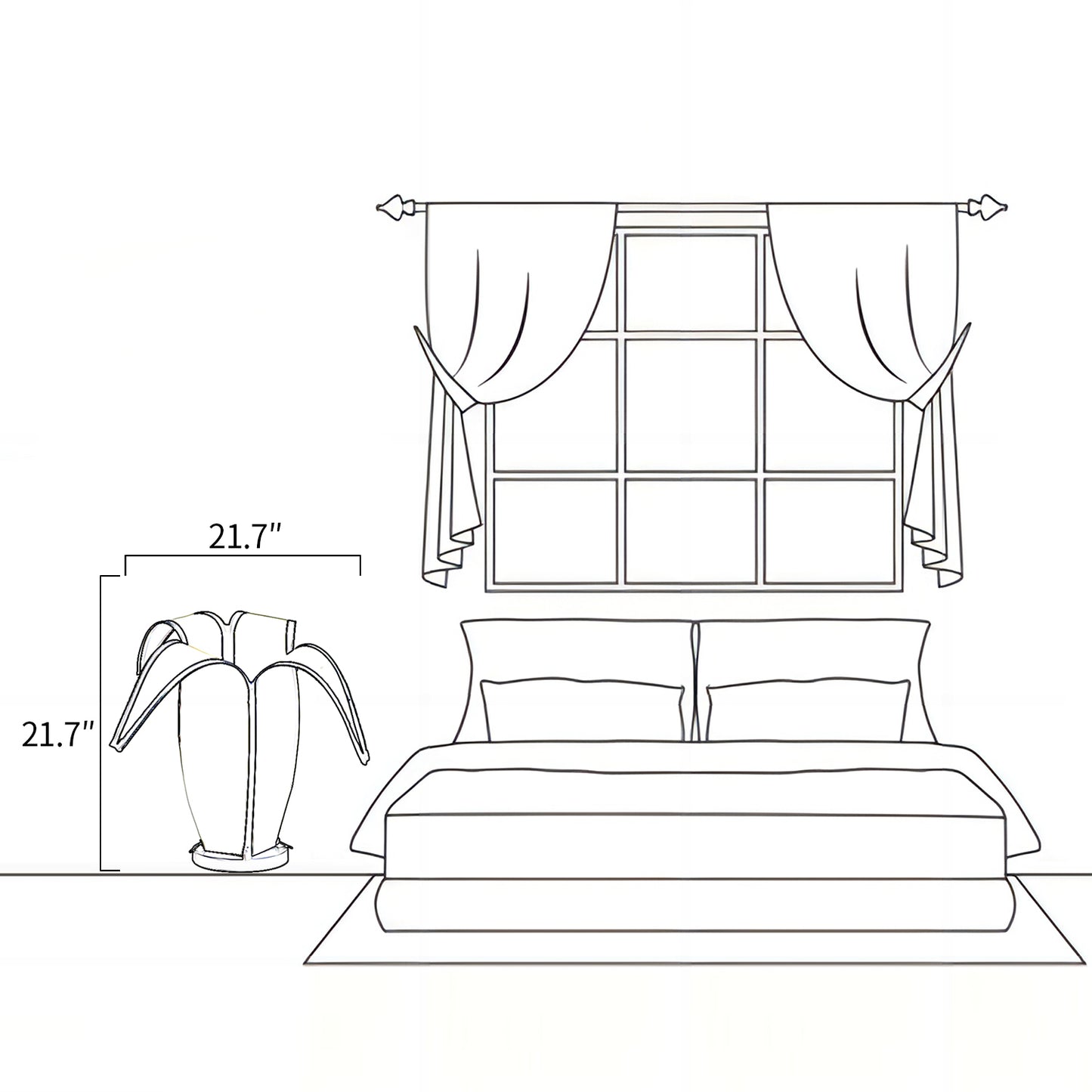 Banana Curve Floor Lamp