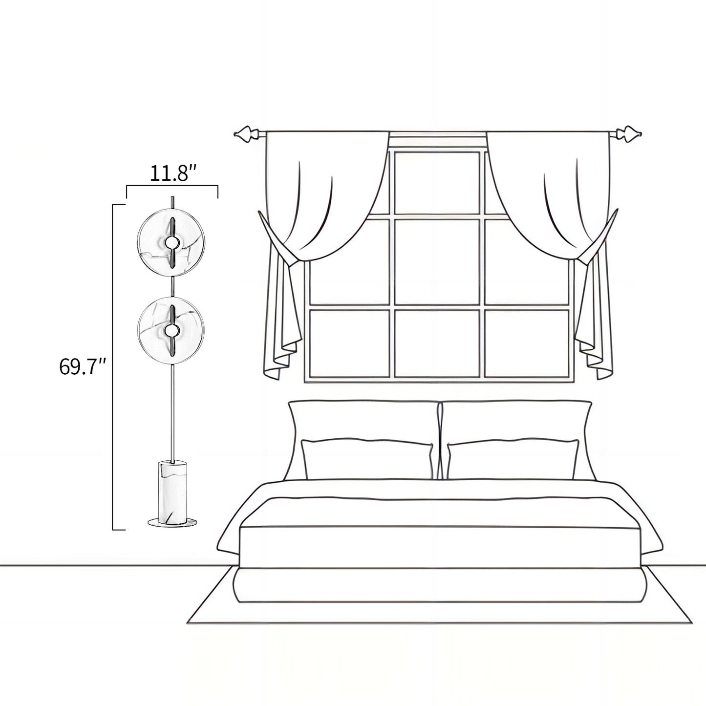 Gppzm Arc Floor Lamp