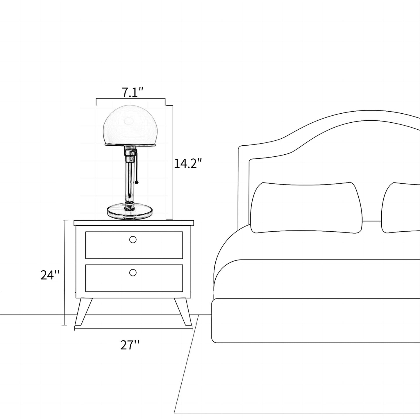 Luna Dome Table Lamp
