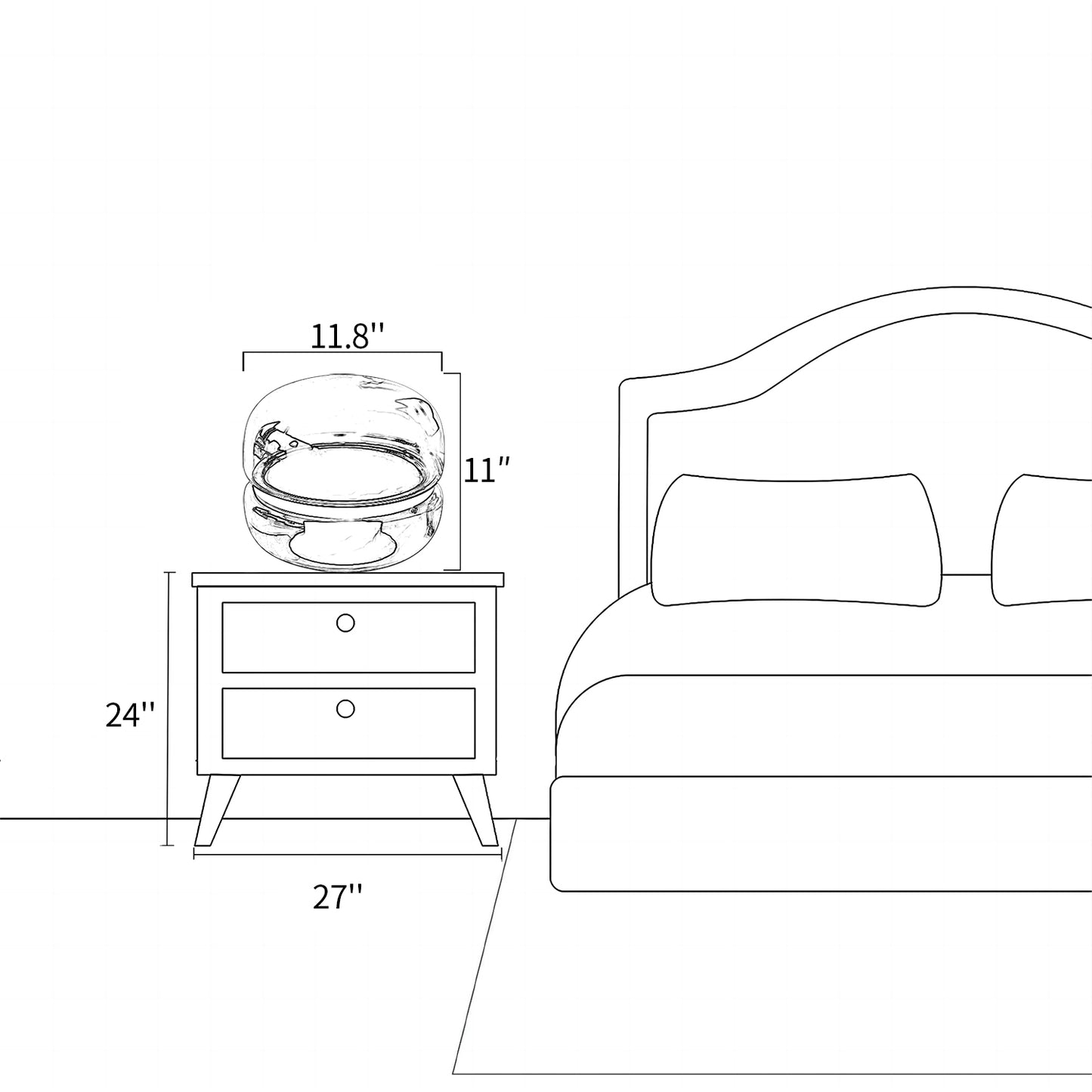 Macaron Glass Table Lamp