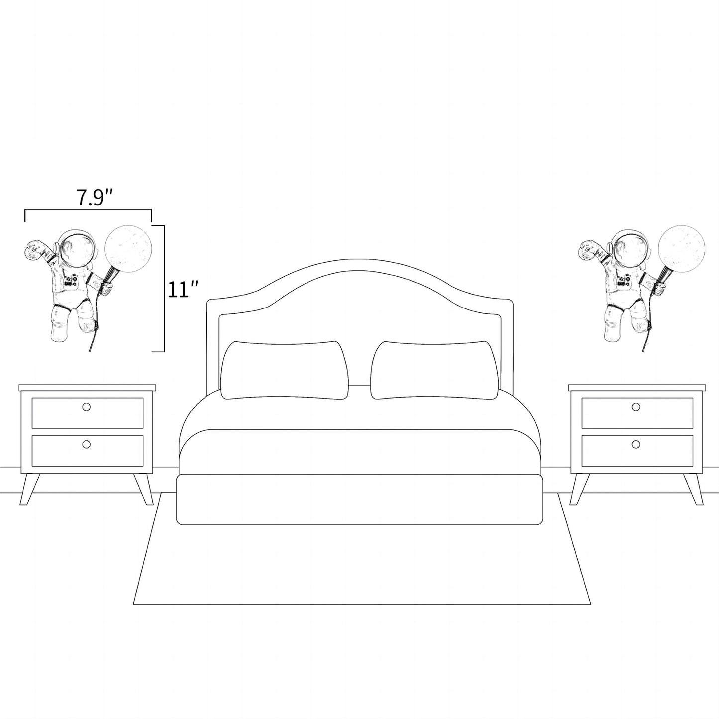 Space Explorer Sconce