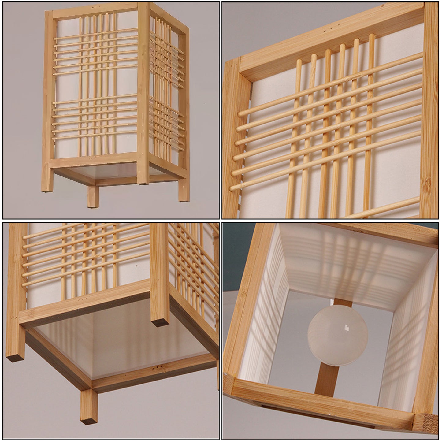 Square Cage Pendant Lamp