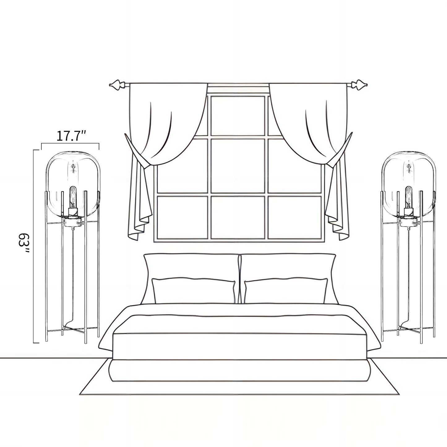 Wax Gourd Floor Lamp