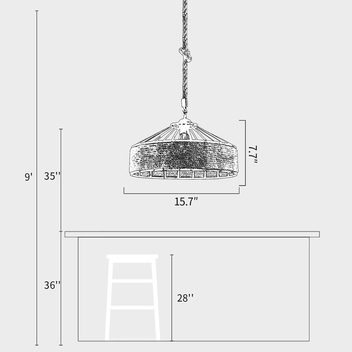 Yurt Pendant Lamp