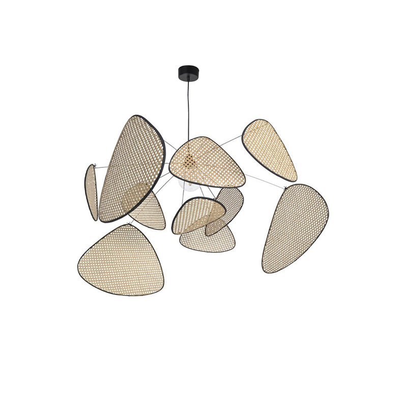 Rattan Screen Chandelier