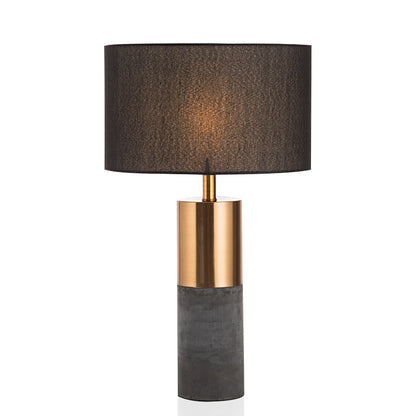 Cement Gray Table Lamp