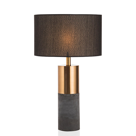 Cement Gray Table Lamp