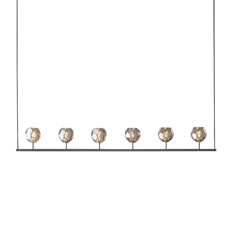 Crystal Ball Linear Chandelier
