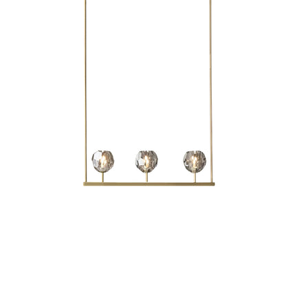 Crystal Ball Linear Chandelier