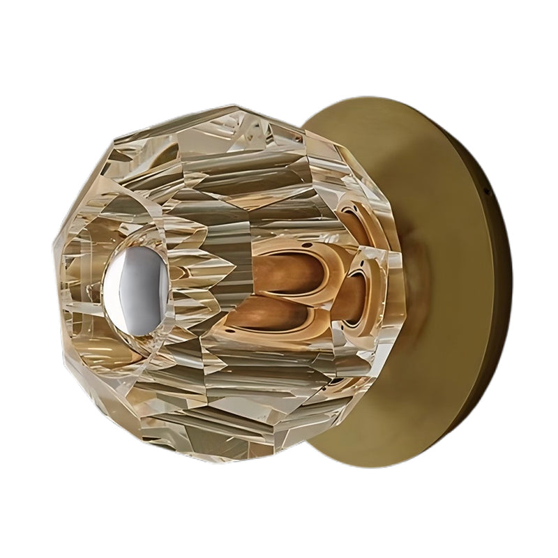 Crystal Ball Wall Sconce