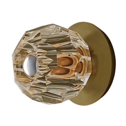 Crystal Ball Wall Sconce