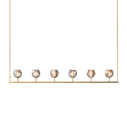 Crystal Glass Linear Chandelier