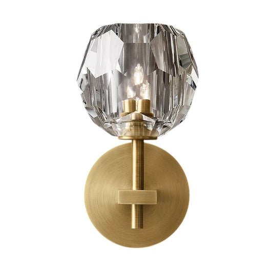 Crystal Glass Sconce