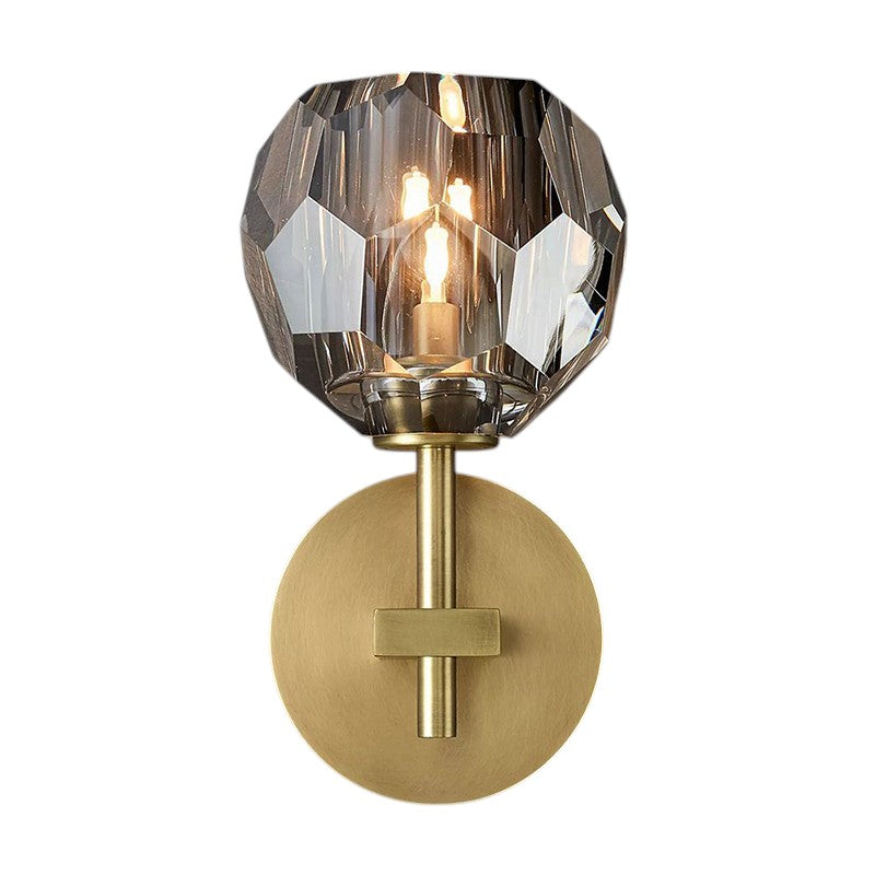 Crystal Glass Sconce