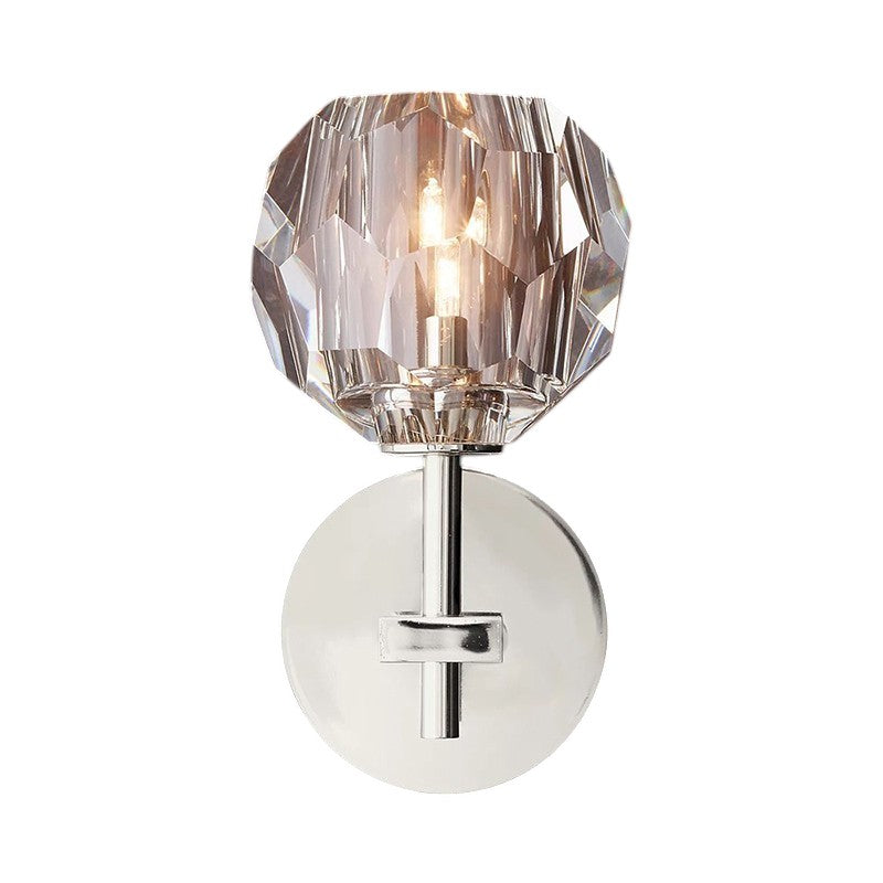 Crystal Glass Sconce