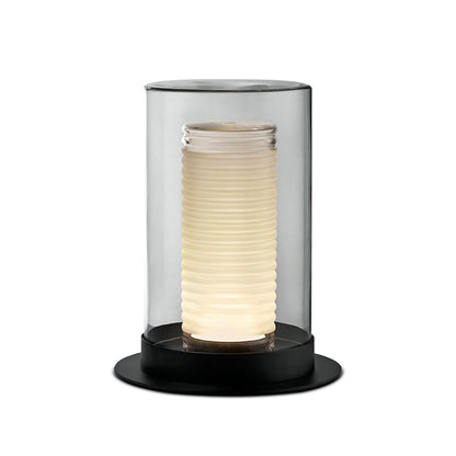 Cylinder Glass Table Lamp