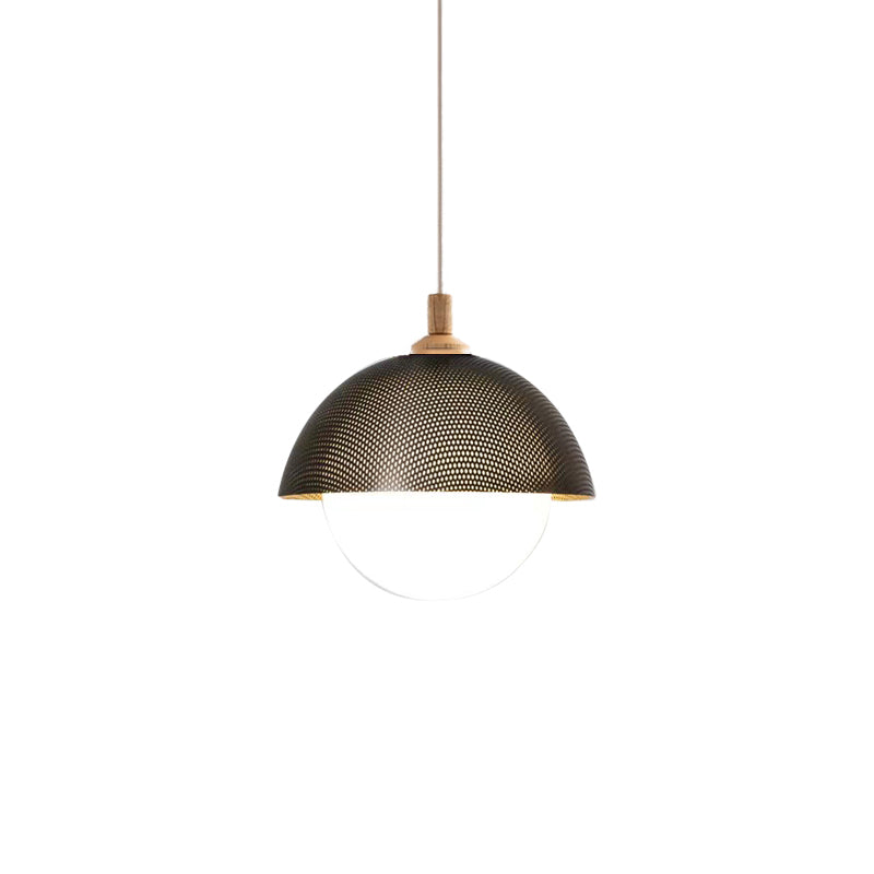 Dome Perforated Pendant Light