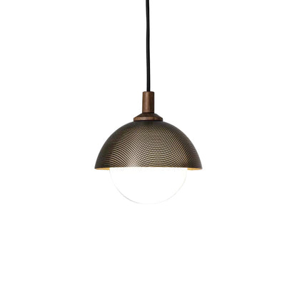 Dome Perforated Pendant Light