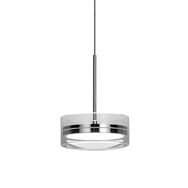 Drum-Shaped Pendant Light