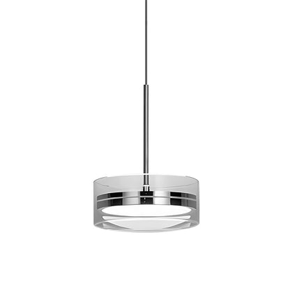 Drum-Shaped Pendant Light