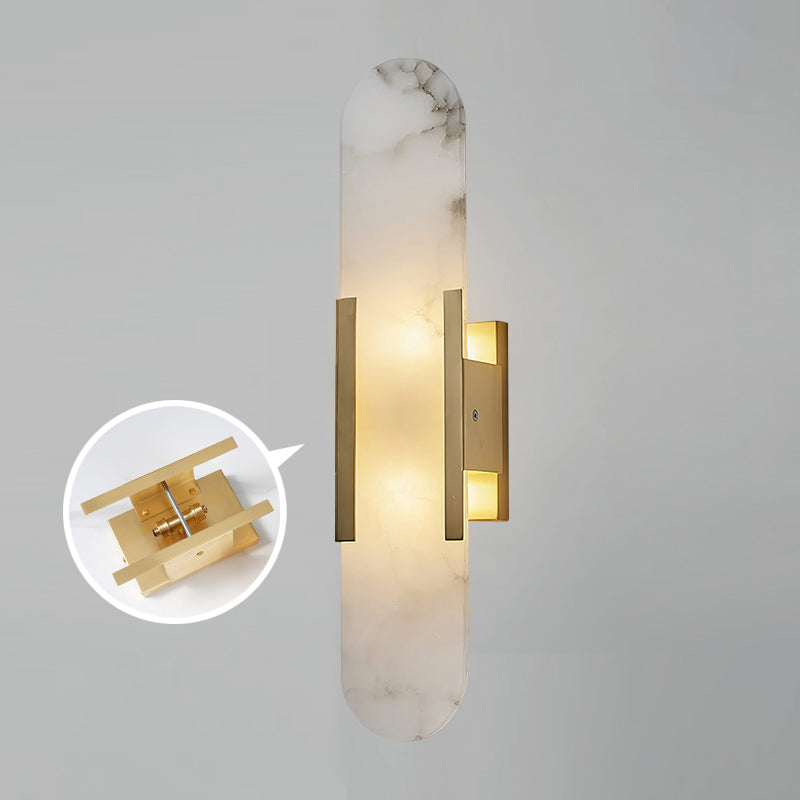 Elongated Alabaster Sconce