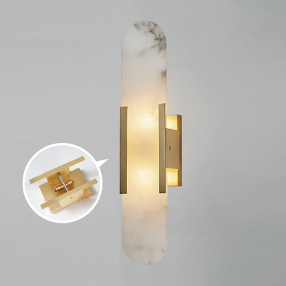 Elongated Alabaster Sconce