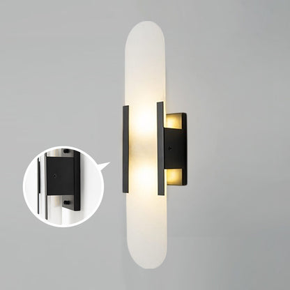 Elongated Alabaster Sconce