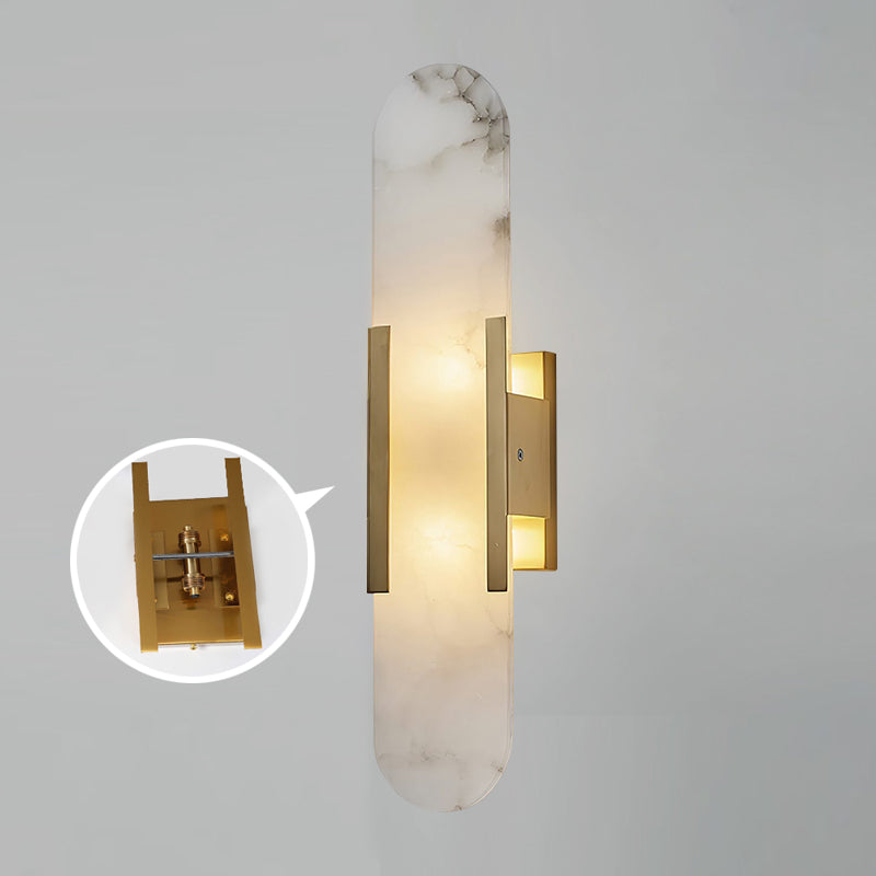 Elongated Alabaster Sconce