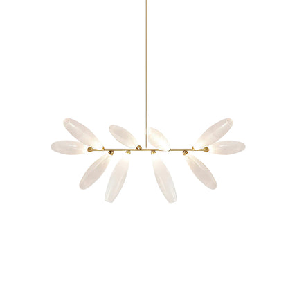 Frosted Grain Glass Chandelier