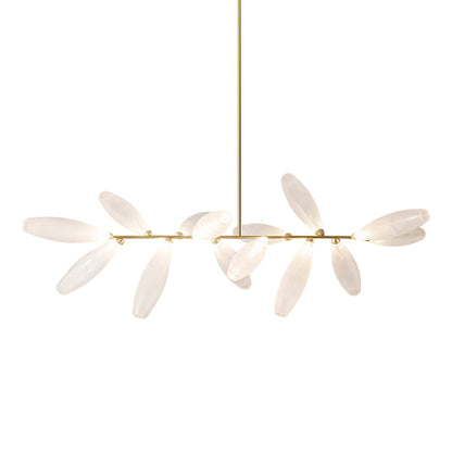 Frosted Grain Glass Chandelier