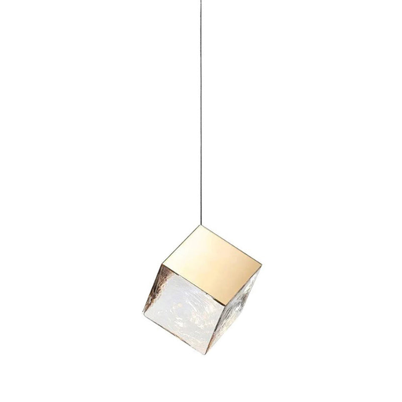 Ice Crystal Cube Pendant