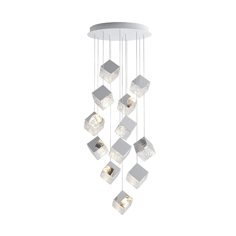 Ice Crystal Cube Pendant