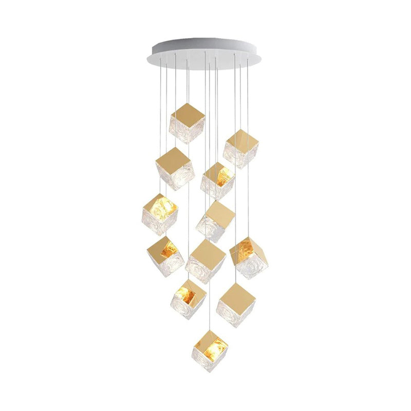 Ice Crystal Cube Pendant