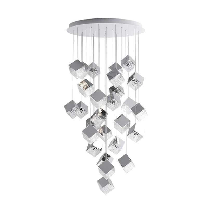 Ice Crystal Cube Pendant