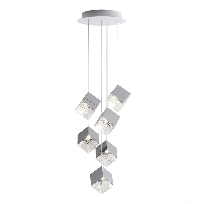 Ice Crystal Cube Pendant