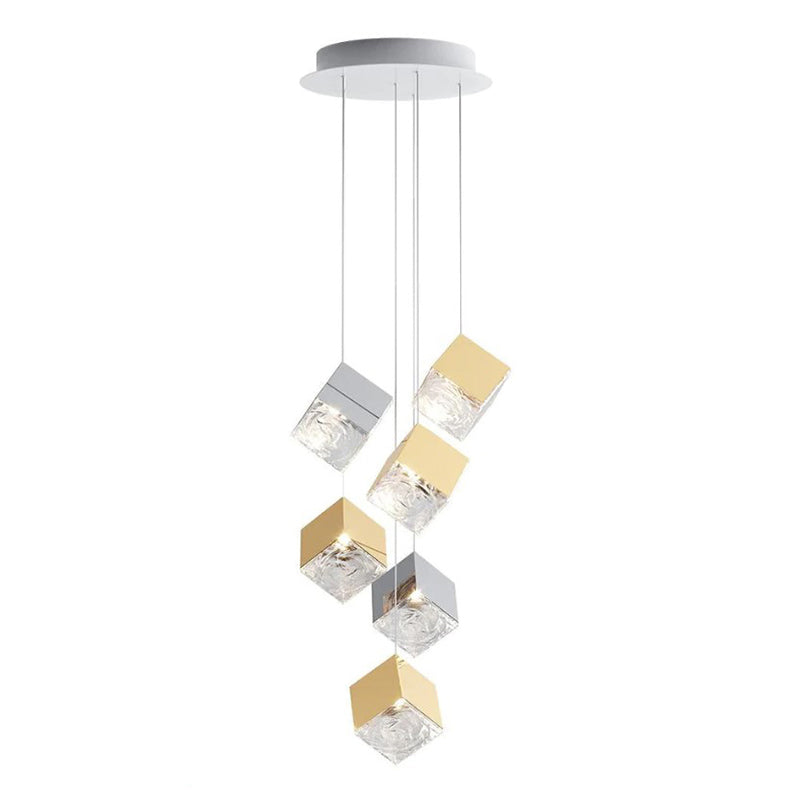 Ice Crystal Cube Pendant