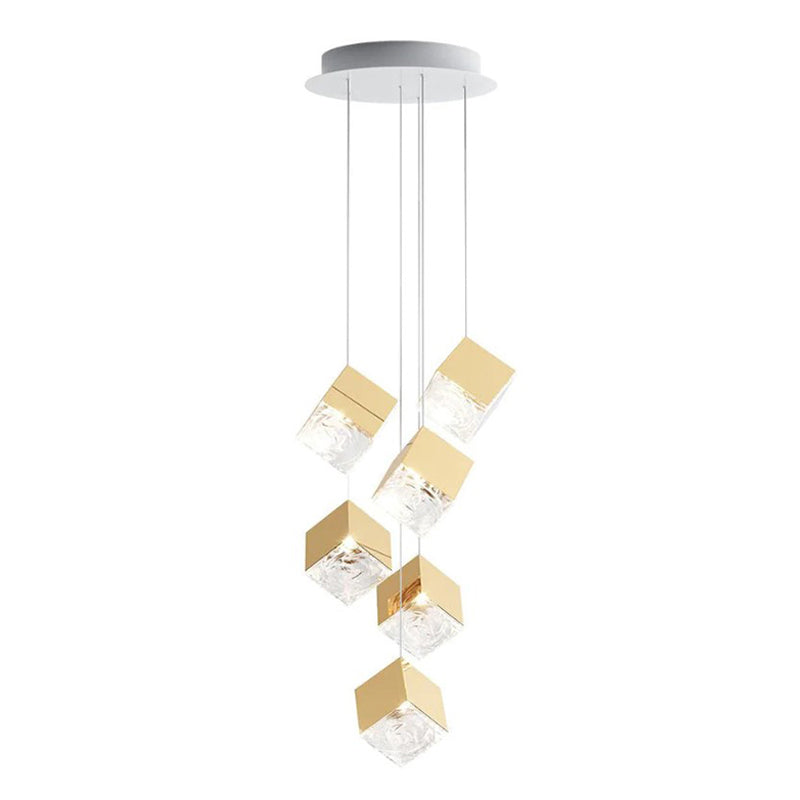 Ice Crystal Cube Pendant