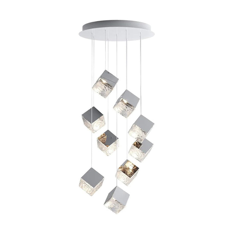 Ice Crystal Cube Pendant