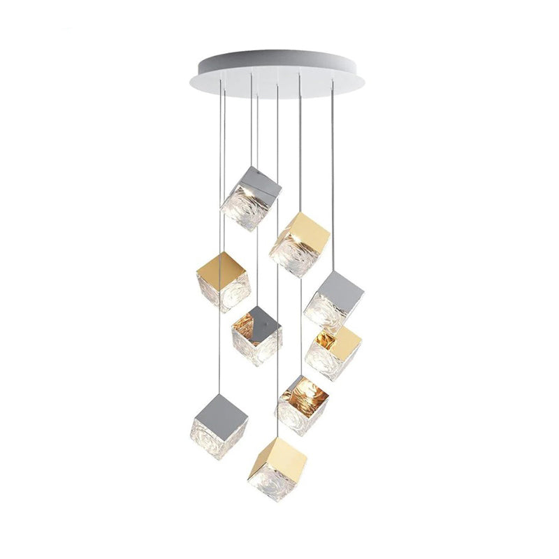 Ice Crystal Cube Pendant