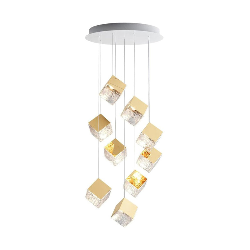 Ice Crystal Cube Pendant