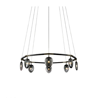 Leaf Oval Ring Chandelier