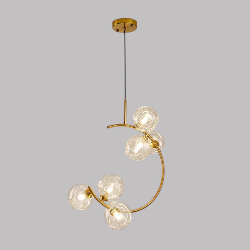Meniscus Glass Pendant Lamp