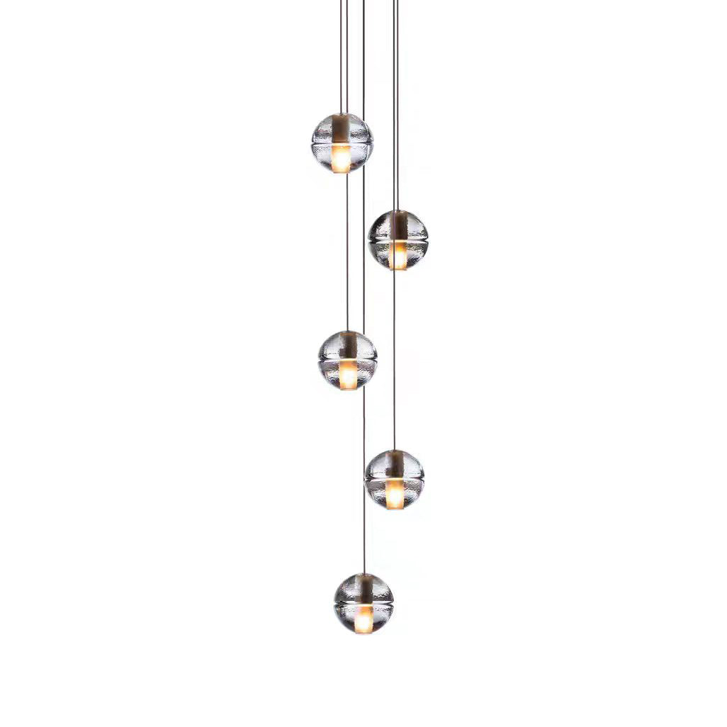 Multi-Crystal Ball Pendant Light