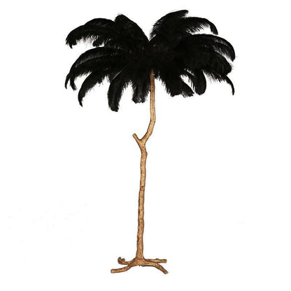 Ostrich Feather Floor Lamp