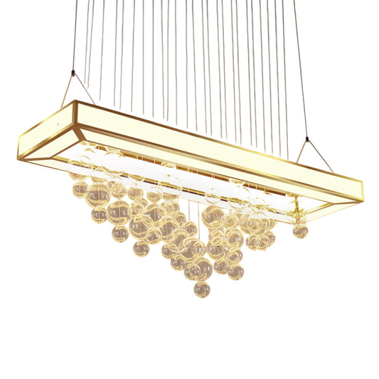 Rectangular Glass Chandelier